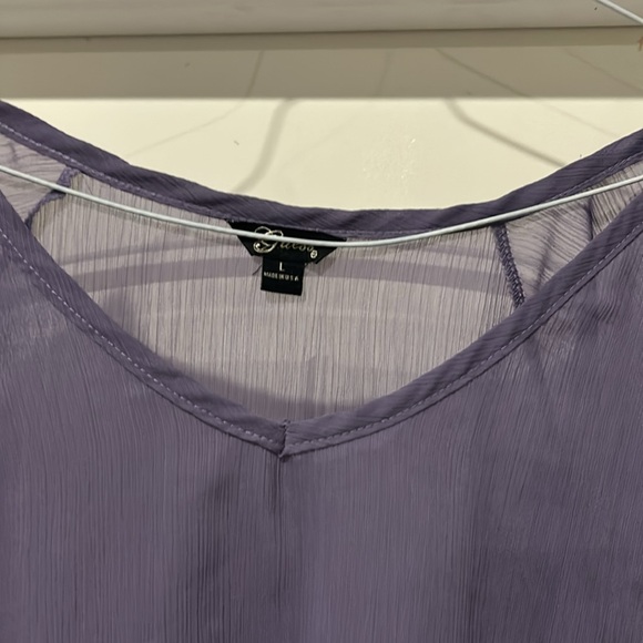 Guess sheer blouse size Large - Picture 3 of 4